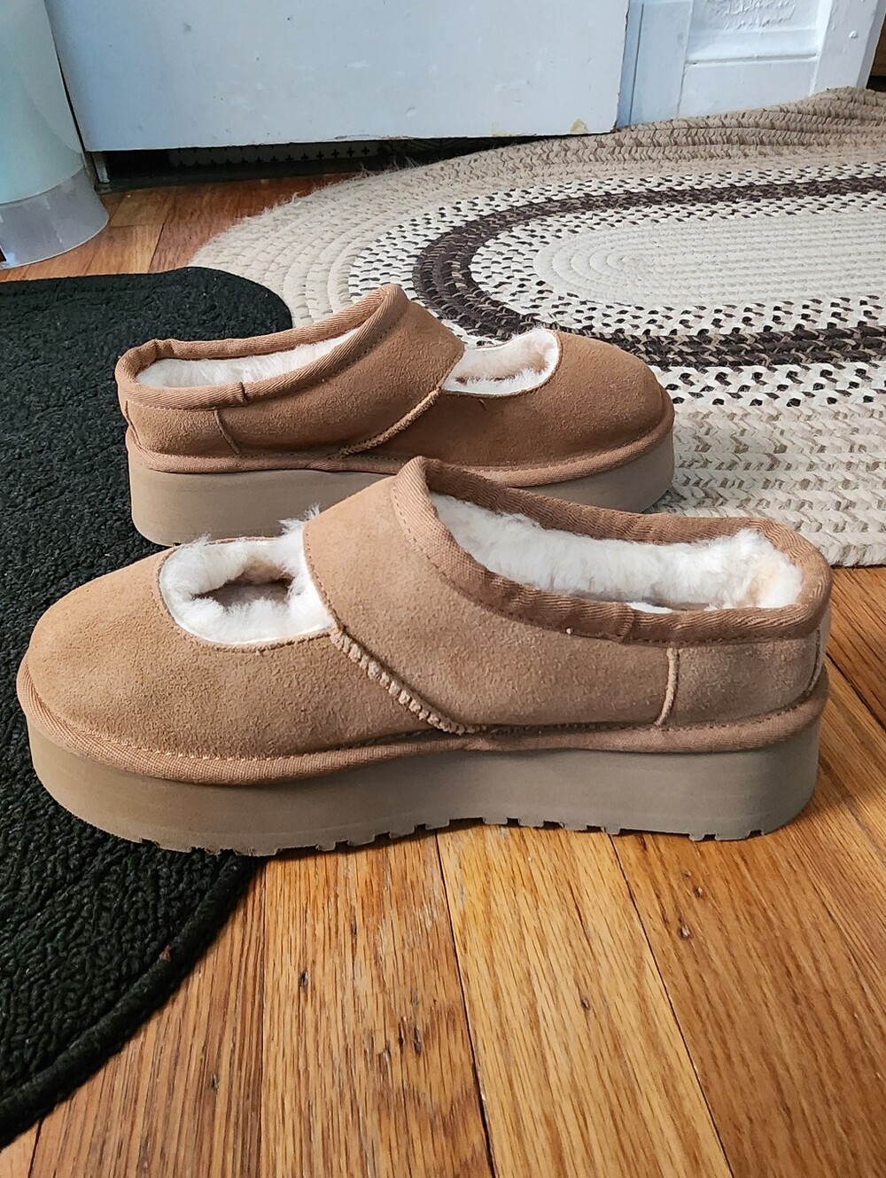 UGG Bea Mary Jane Suede Platform Clog